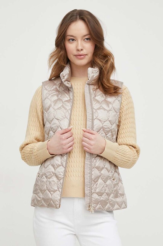 Geox gilet in piuma W4525G-T3043 W MYLUSE transitorio beige W4525G.T3043.F5247