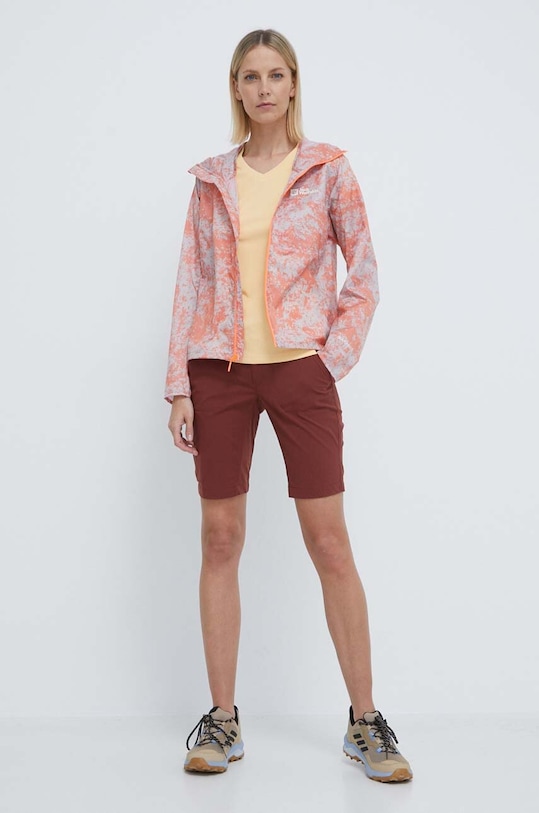 Jack Wolfskin széldzseki Prelight Wind 1307851 narancssárga SS24