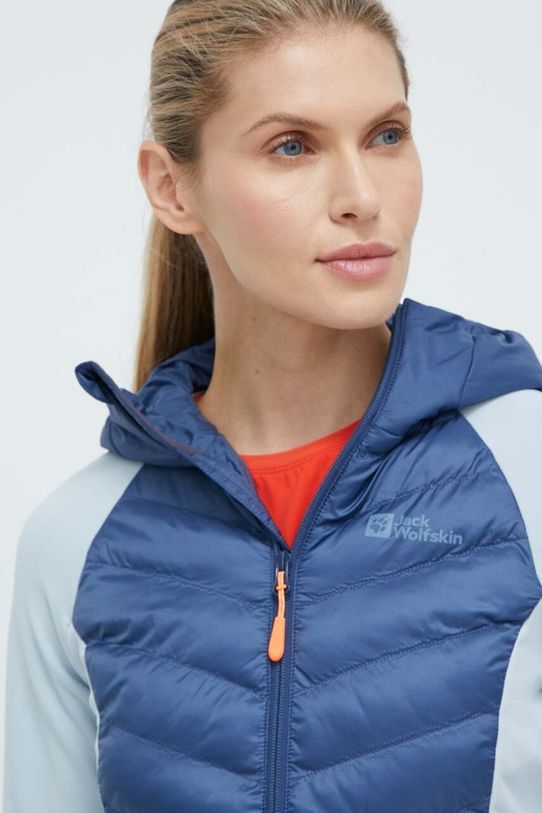 Outdoor jakna Jack Wolfskin Routeburn Pro Hybrid plava 1710863