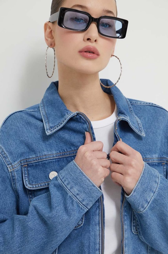 Джинсова куртка Tommy Jeans блакитний DW0DW17656