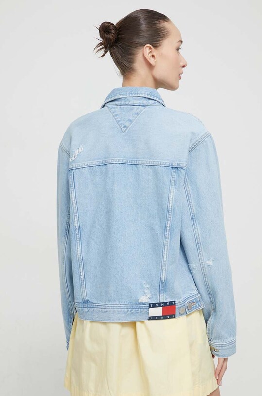 Oblečenie Rifľová bunda Tommy Jeans DW0DW17662 modrá