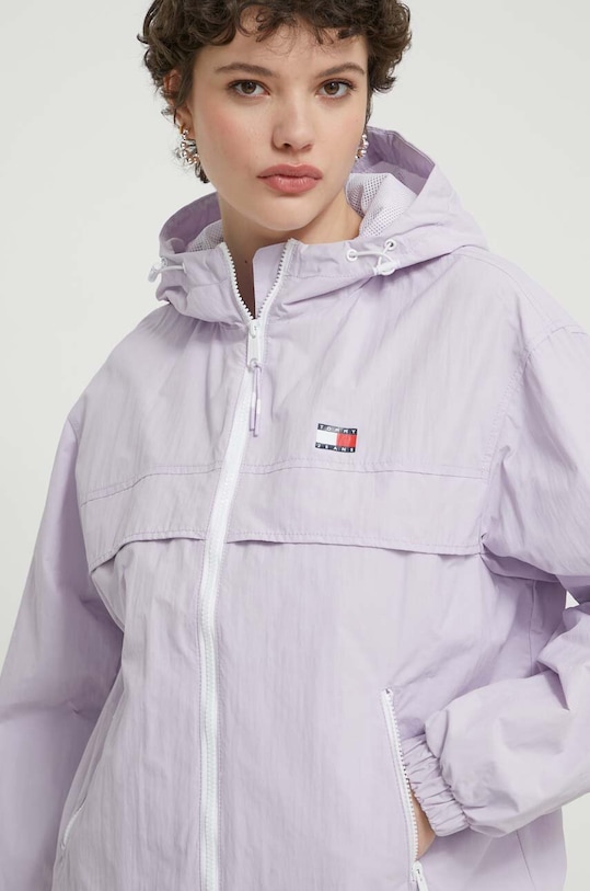 Tommy Jeans kurtka fioletowy DW0DW17747