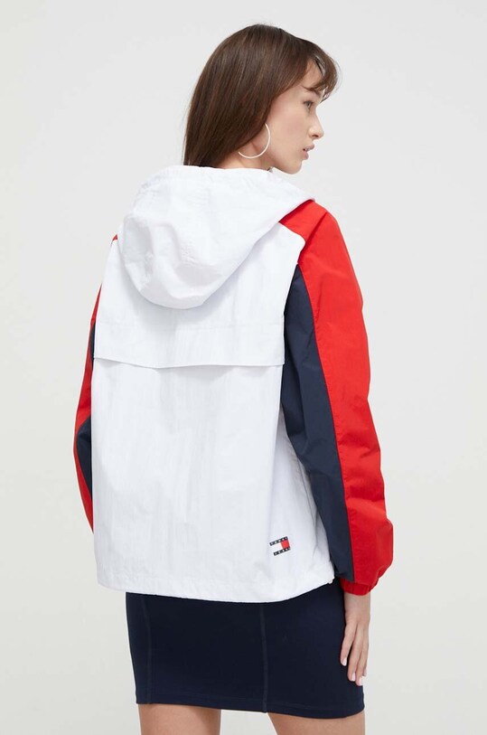Îmbrăcăminte Tommy Jeans geacă DW0DW17752 alb