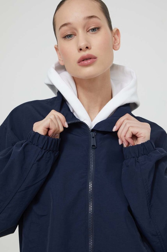 Bunda Tommy Jeans tmavomodrá DW0DW18139