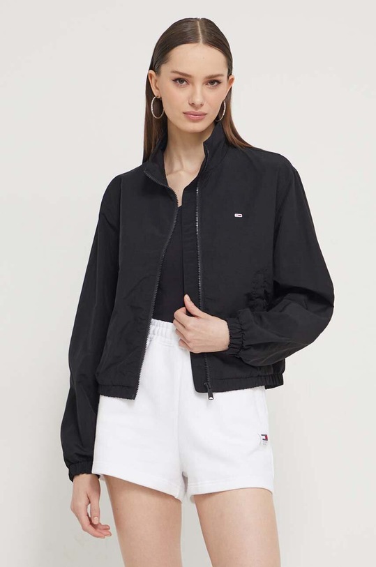 Bunda Tommy Jeans nezateplené černá DW0DW18139