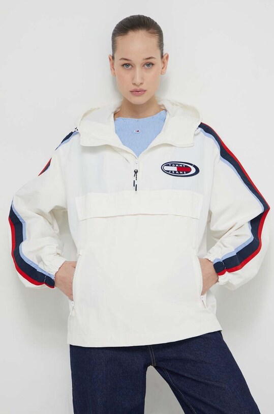 Bunda Tommy Jeans béžová DW0DW18151