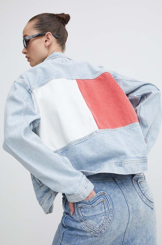 Τζιν μπουφάν Tommy Jeans άλλο μπλε DW0DW18331