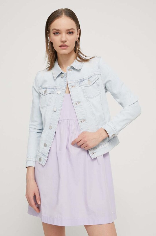 Τζιν μπουφάν Tommy Jeans μπλε DW0DW17659