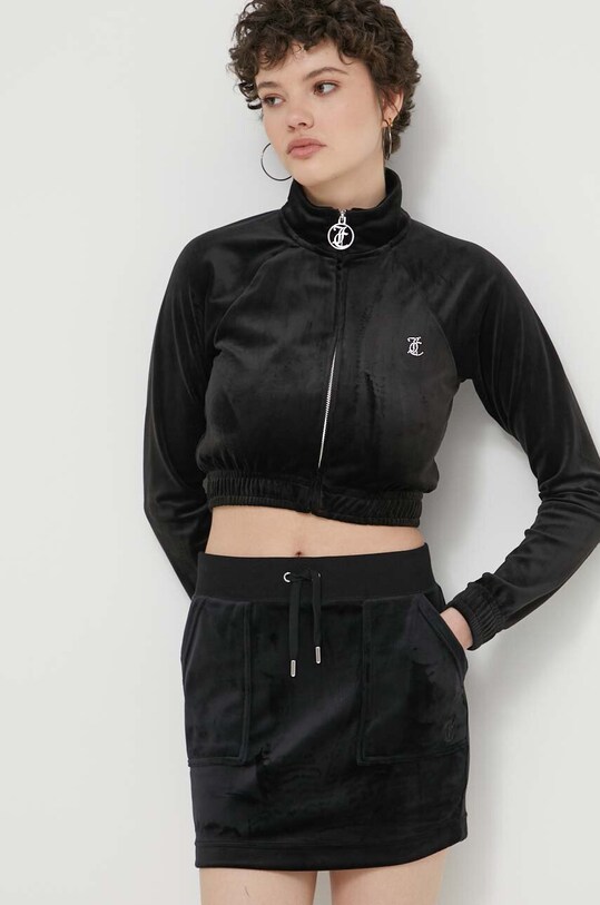 Дрехи Кадифен суичър Juicy Couture JCWCT24306.101 черен