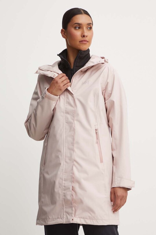 Helly Hansen geaca cu captuseala roz 54075