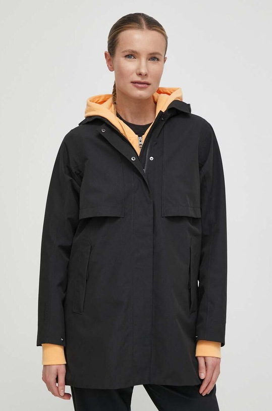 Дощовик Helly Hansen з капюшоном чорний 54090