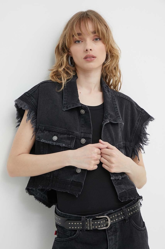 Джинсовая безрукавка Aniye By джинс чёрный 185128