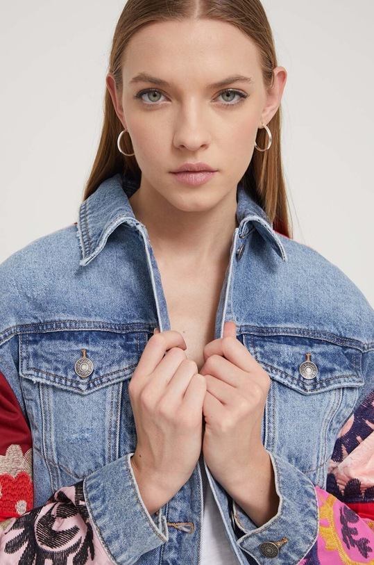 Rifľová bunda Desigual viacfarebná 24SWED01