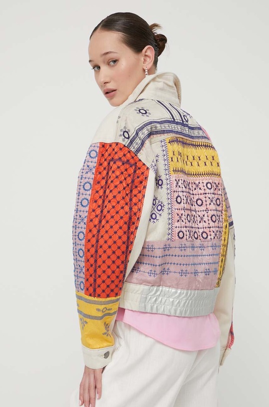 Desigual kurtka JULIE beżowy 24SWED02