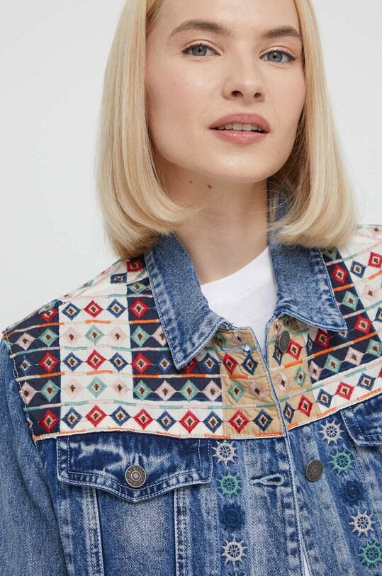 Desigual geacă din denim albastru 24SWED13