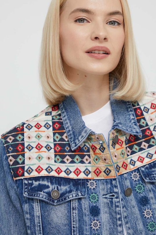 Traper jakna Desigual DONIS plava 24SWED13