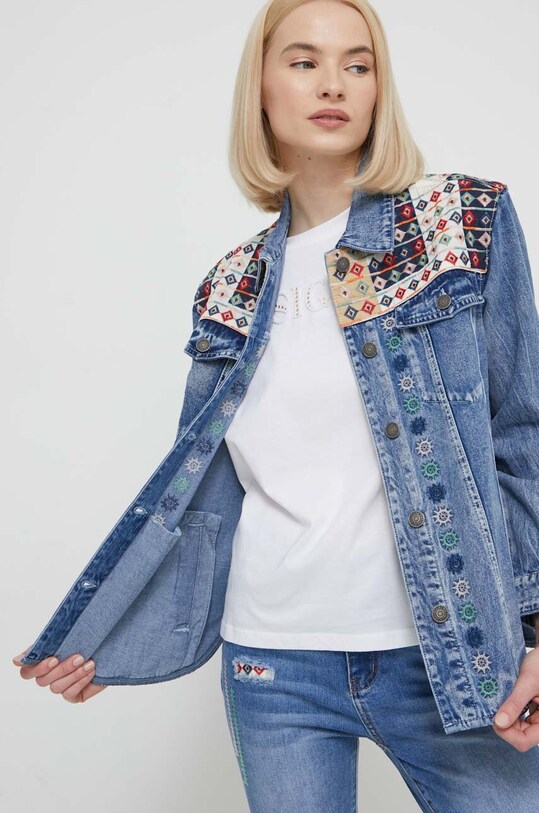 Desigual geacă din denim 24SWED13