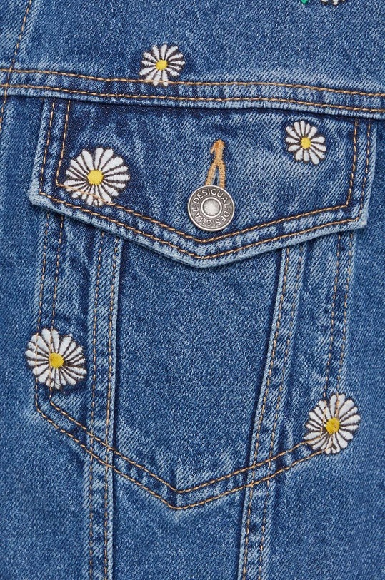 Džínová bunda Desigual FLOWERS 24SWED21