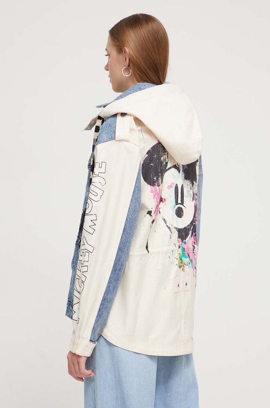 Odzież Desigual kurtka jeansowa MICKEY ART 24SWEW22 niebieski