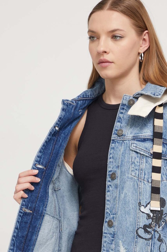 Džínová bunda Desigual MICKEY ART 24SWEW22