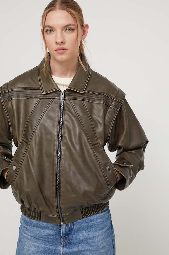 Μπουφάν Desigual oversize πράσινο 24SWEW24