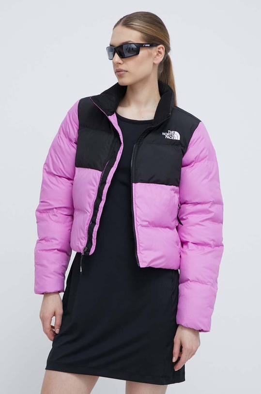 Μπουφάν The North Face CROPPED SAIKURU μωβ NF0A853MUHO1