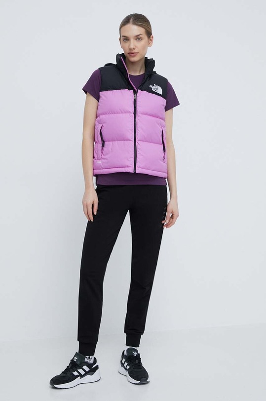 Brezrokavnik s puhom The North Face 1996 RETRO NUPTSE VEST NF0A3XEPQIX1 vijolična SS24