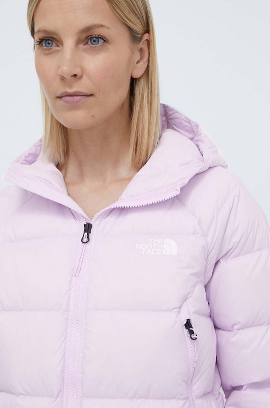 Μπουφάν με επένδυση από πούπουλα The North Face μωβ NF0A3Y4RPMI1