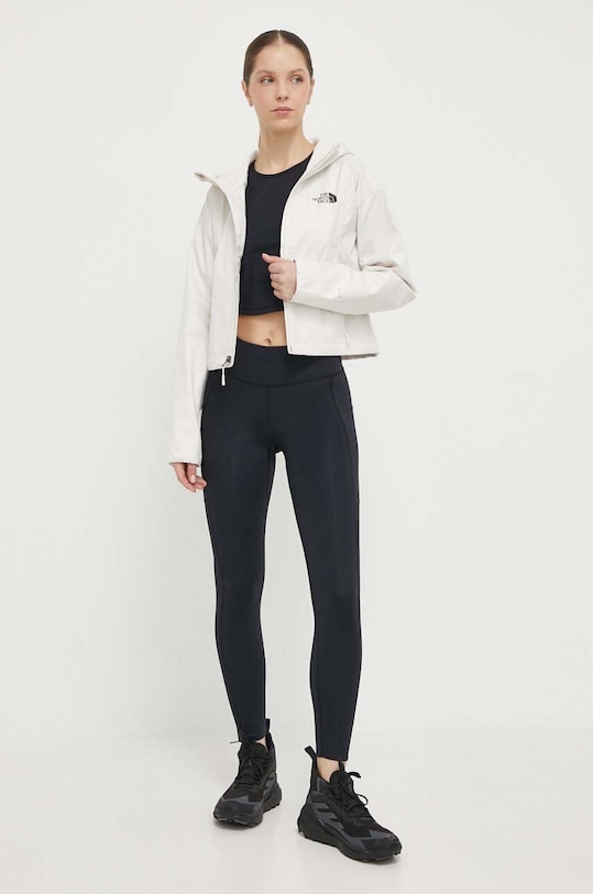 The North Face kurtka outdoorowa Cropped Quest NF0A55EPQLI1 beżowy AW24