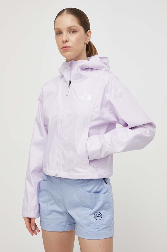 Μπουφάν The North Face Cropped Quest άλλο μωβ NF0A55EPPMI1