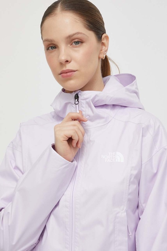 Μπουφάν The North Face Cropped Quest μωβ NF0A55EPPMI1