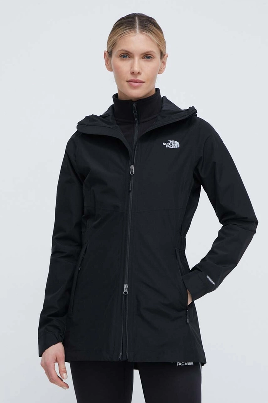 The North Face jacheta de exterior Hikesteller Parka Shell cu captuseala negru NF0A3BVIJK31