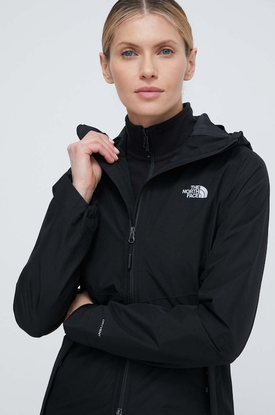 The North Face jacheta de exterior Hikesteller Parka Shell negru NF0A3BVIJK31