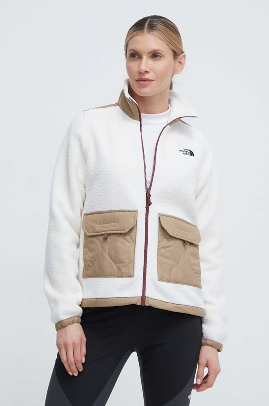 The North Face bluza sportowa Royal Arch bez kaptura beżowy NF0A7UJY3EI1