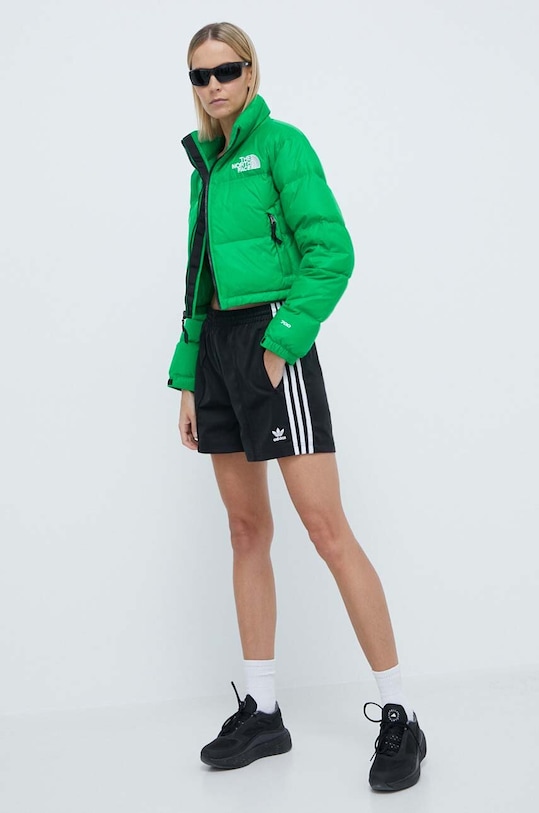 Μπουφάν με επένδυση από πούπουλα The North Face NUPTSE SHORT JACKET NF0A5GGEPO81 πράσινο SS24