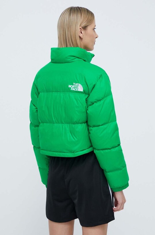 Abbigliamento The North Face piumino NUPTSE SHORT JACKET NF0A5GGEPO81 verde