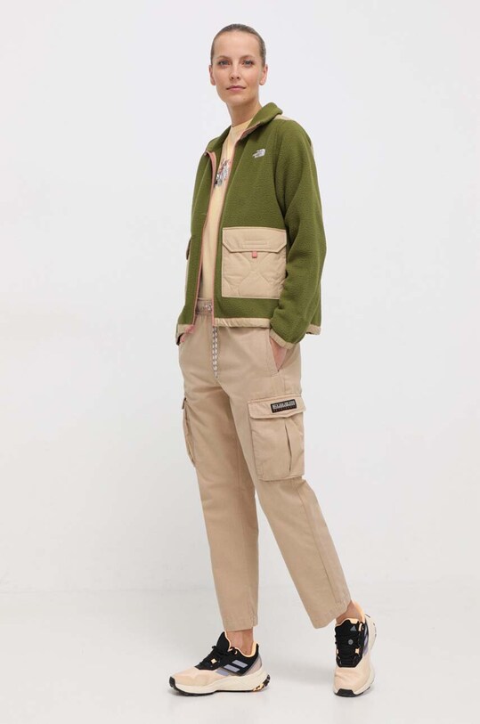 Спортен суичър The North Face Royal Arch NF0A7UJYUKO1 зелен SS24