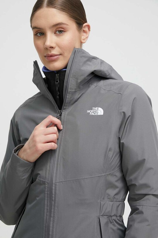 Turistická bunda The North Face Hikesteller Parka Shell sivá NF0A3BVI0UZ1