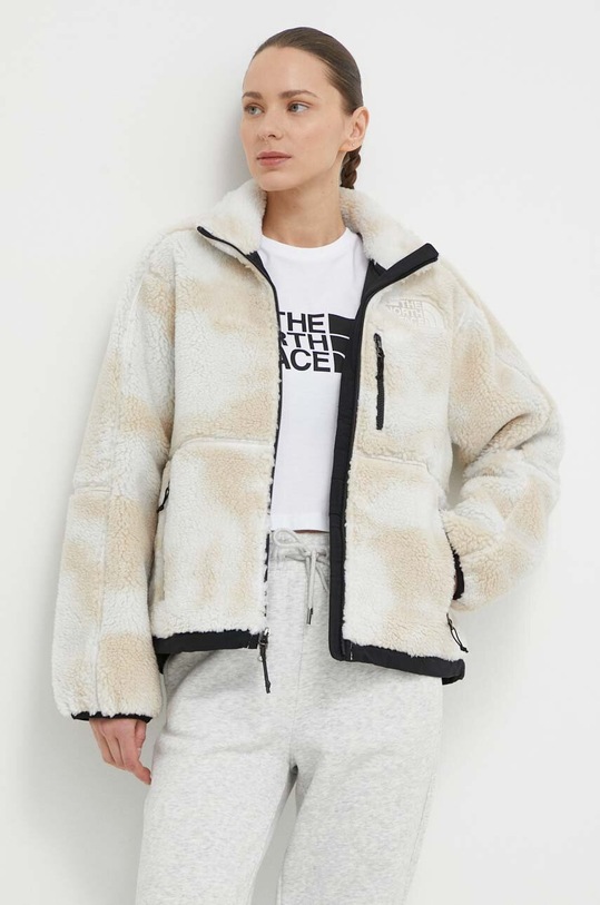 The North Face bluza DENALI X JACKET cu modele bej NF0A870UVOS1