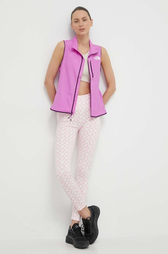 The North Face bezrękawnik sportowy Higher NF0A871ZQIX1 fioletowy SS24