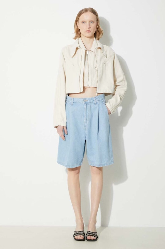 adidas Originals kurtka bawełniana Montreal TT IS3583 beżowy SS24