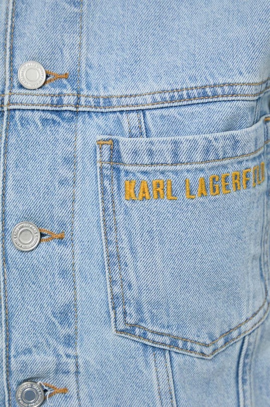 Karl Lagerfeld geacă din denim 24UW1403 albastru