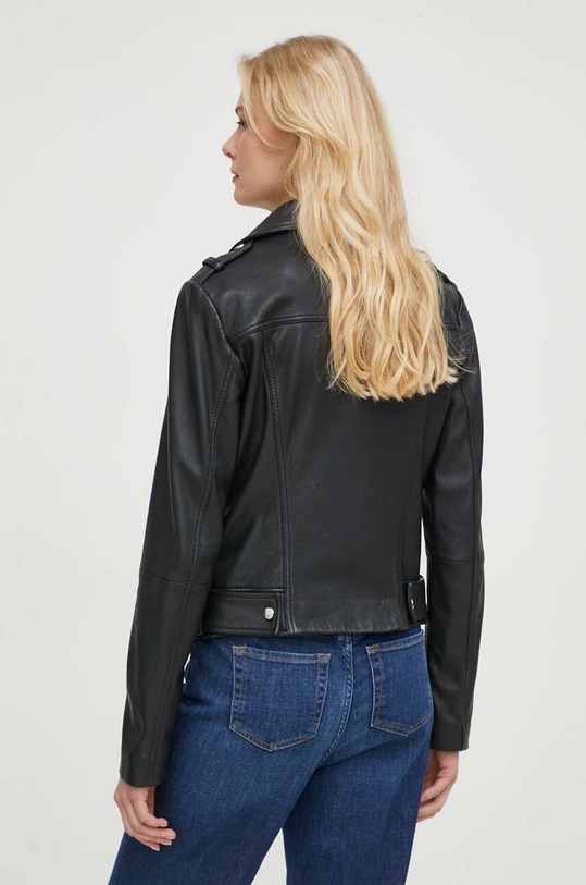 Oblečení Kožený křivák Boss Orange 50510964 černá