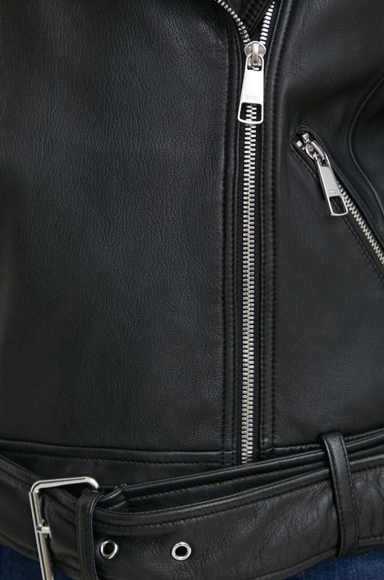 Kožený křivák Boss Orange 50510964 černá