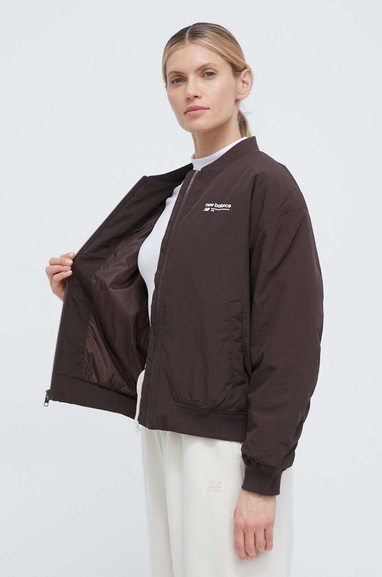 Bunda New Balance WJ33507KCF hnedá
