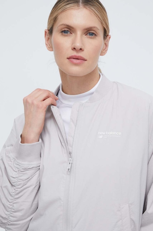 New Balance kurtka bomber WJ33507MNK szary WJ33507MNK