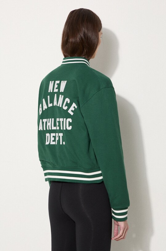 Clothing New Balance bomber jacket WJ41509NWG green