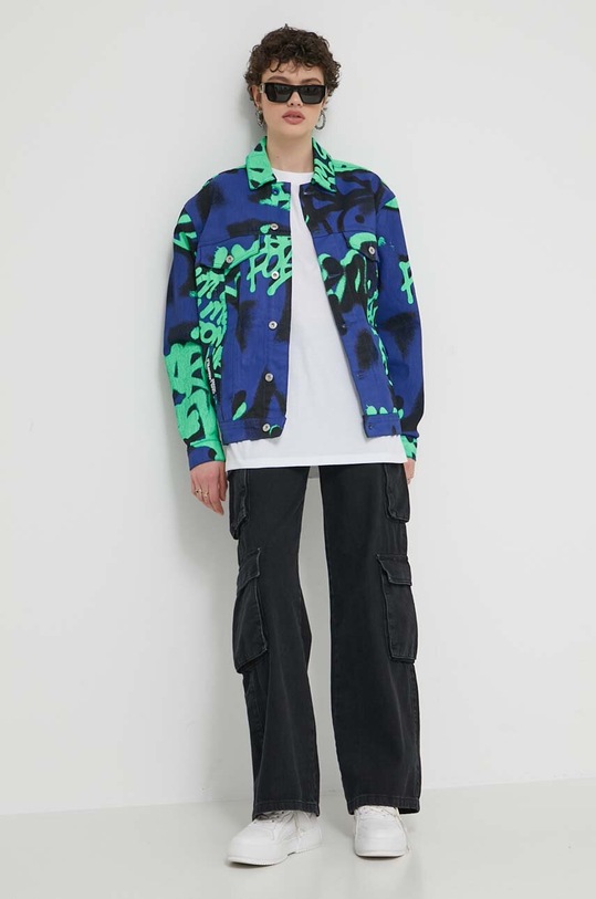 Džínová bunda Karl Lagerfeld Jeans 241J1406 vícebarevná SS24