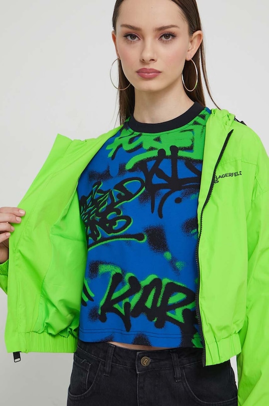 Karl Lagerfeld Jeans geaca verde 241J1500