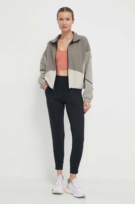 Tréningová bunda Under Armour Unstoppable 1374889 béžová SS25